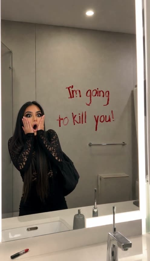 I'm Going To Kill You Mirror example still